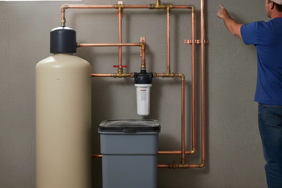 Whole-house water treatment system installed in Shannock